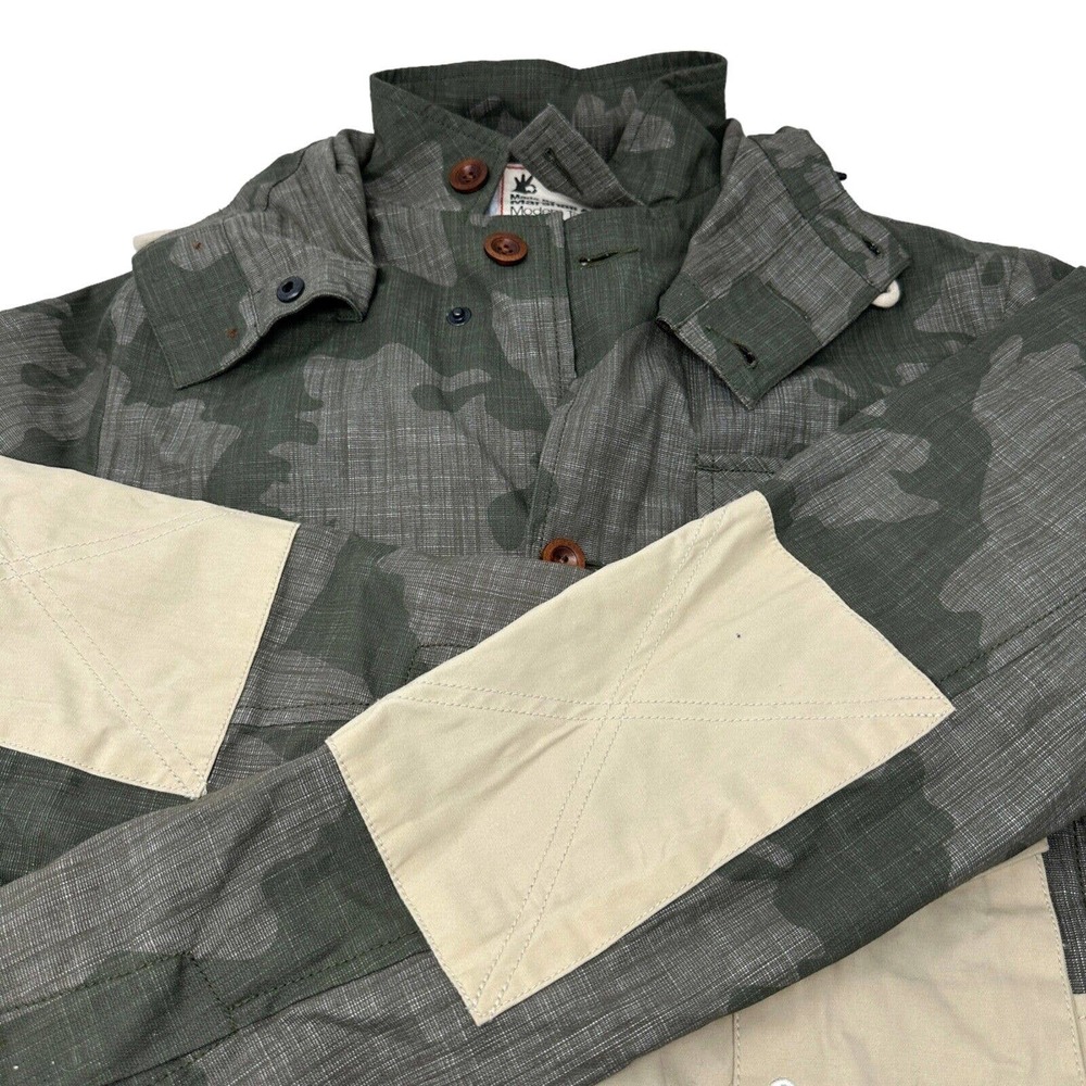 Marshall Artist Waxed Cotton Hooded Jacket‎ Simms Sigal Camo Lined Medium - Picture 7 of 16